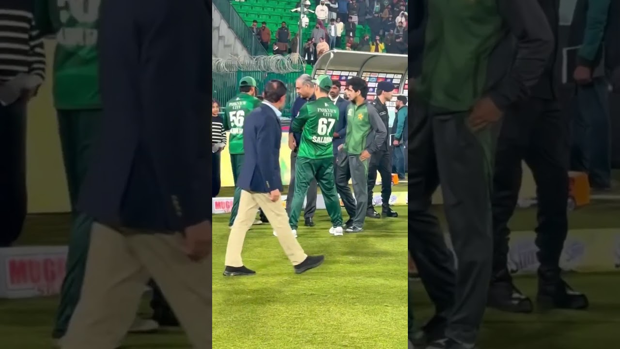 Pakistan cricket board chairman mohsin naqvi & Babar azam 🇵🇰 #cricket #cricketlover #shorts