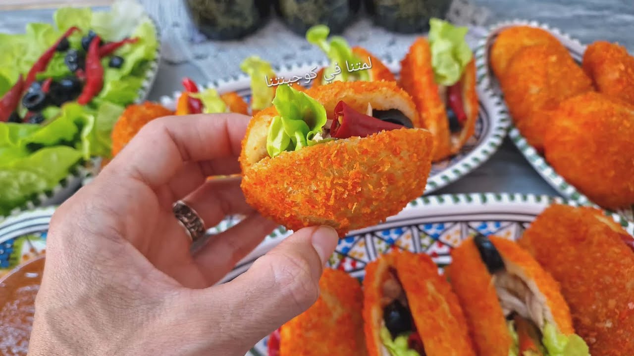 سندويش باني مقرمش 🌮🌮  بطريقة مبسطة ونتيجة ناجحة من أول تجربة 👌🏻👨🏻‍🍳أفكار عصرية للمقبلات الرمضانية 🌙