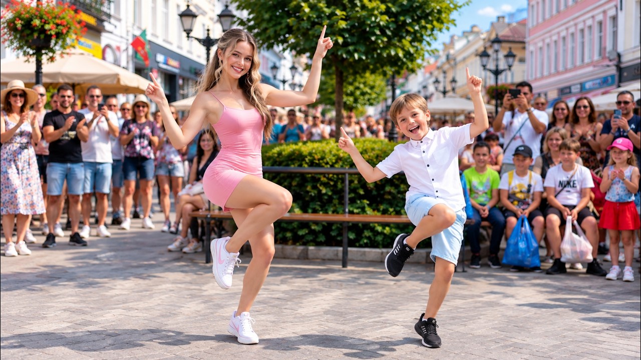 🚀 Happy Dance | These Street Dancers Turned a Busy Street Into an Unforgettable Show! 💃🔥