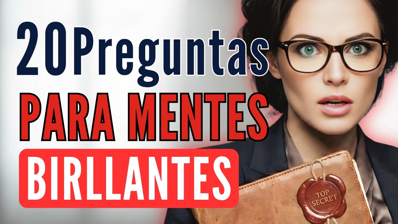 20 Preguntas DIFÍCILES de Cultura General para EJERCITAR tu CEREBRO 🧠
