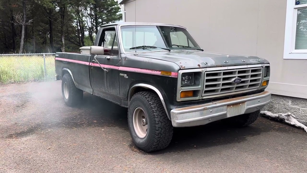 1981 f150 inline 6 ford 300 4.9 nasty cold start after sitting for months