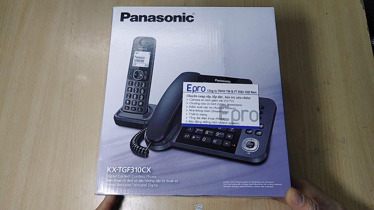 Điện thoại mẹ con Panasonic KX-TGF310 | Epro Việt Nam