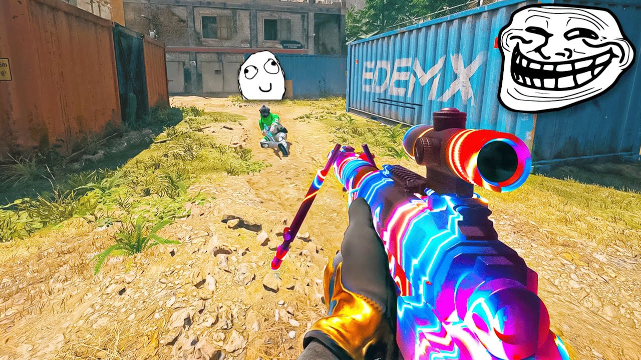 Acting like a BOT then POPPING OFF with a SNIPER (HILARIOUS)