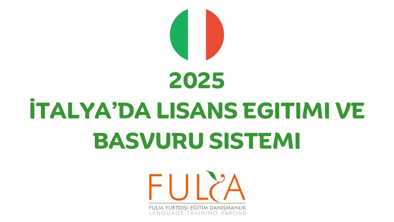 2025 | İtalya'da Lisans Eğitimi ve Başvuru Süreci Webinarı