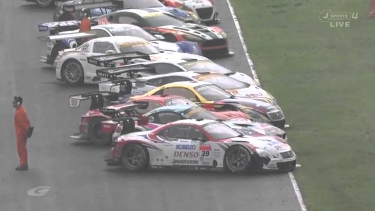 SUPER GT 2013 Rd.4 SUGO 多重クラッシュ余波 