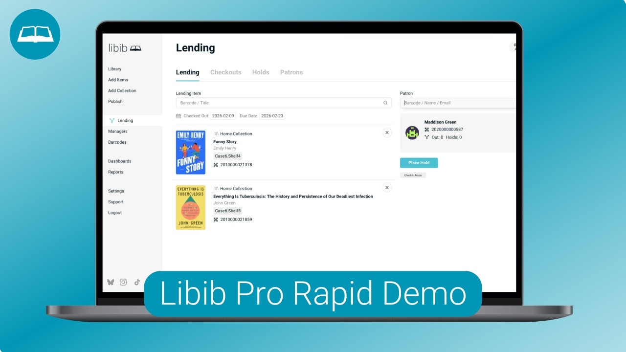 Libib Pro Rapid Demo