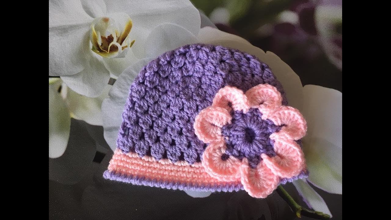 Tuto crochet chapeau bébé naissance à 3mois