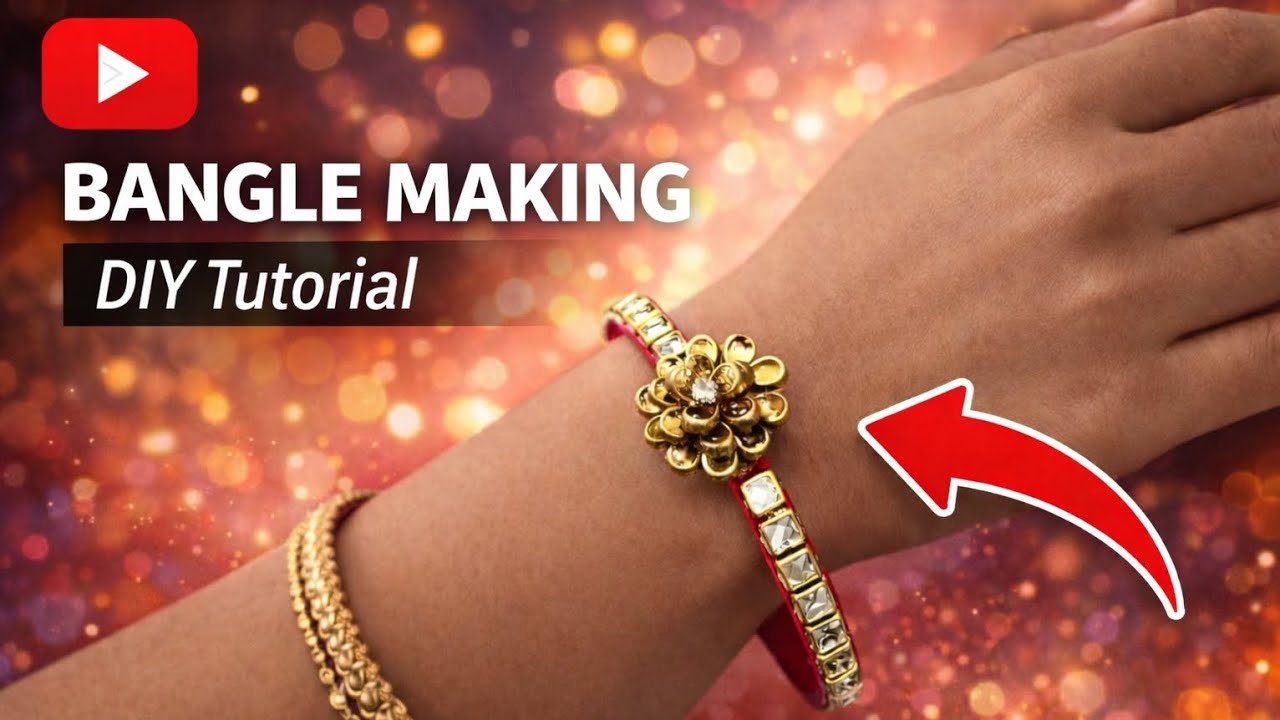 Simple braclet bangle making video. #trending #viral #ytvideos 