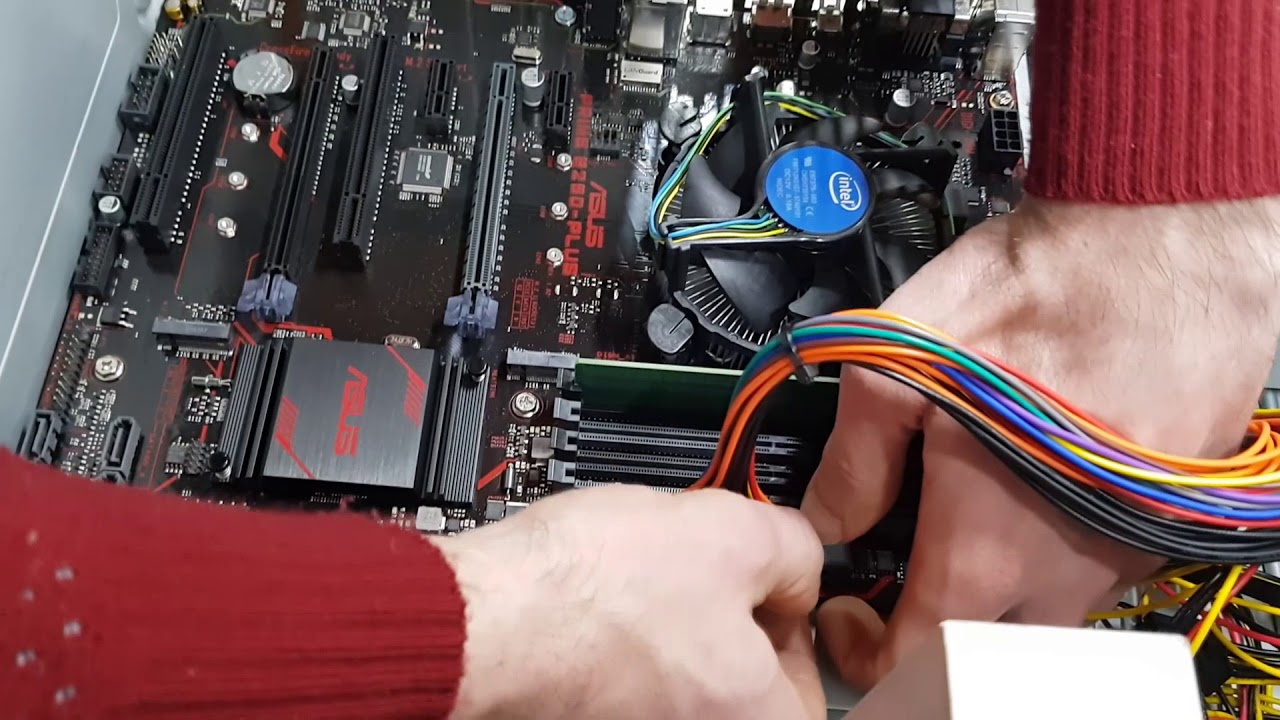 Come assemblare un Pc Computer ATX Asus Prime B250-Plus INTEL I3 7100 SSD Kingston 120GB
