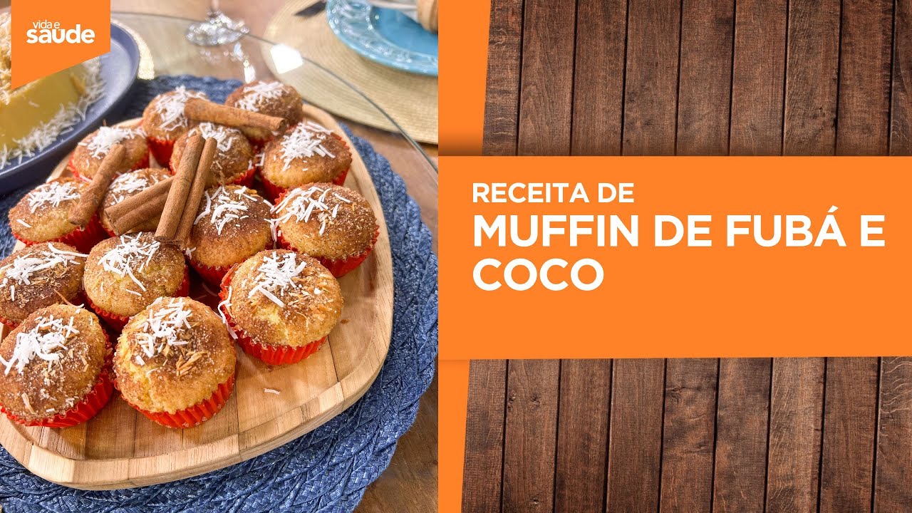 Terça na Cozinha: Festival do milho - Muffin de fubá e coco (24/09/24)