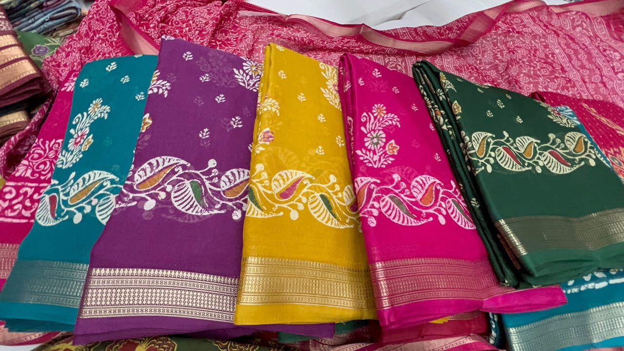 Unbelivable Challenging Price👌chickpet Bangalore wholesale Banarasi crepe georgatte chiffon sarees