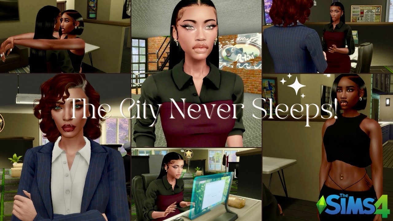 The City Never Sleeps! A Sims 4 VO Short Story!