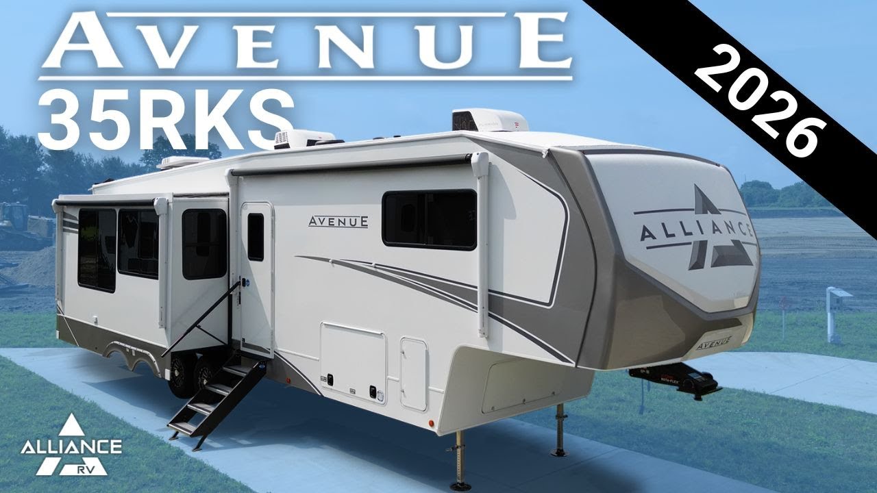 2026 Alliance Avenue 35RKS Tour: Luxurious Rear Kitchen, Dual Slides & King Bed Comfort!