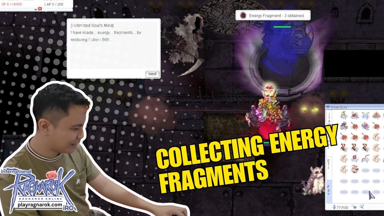 Is it difficult to Collect Energy Fragments in iRO?