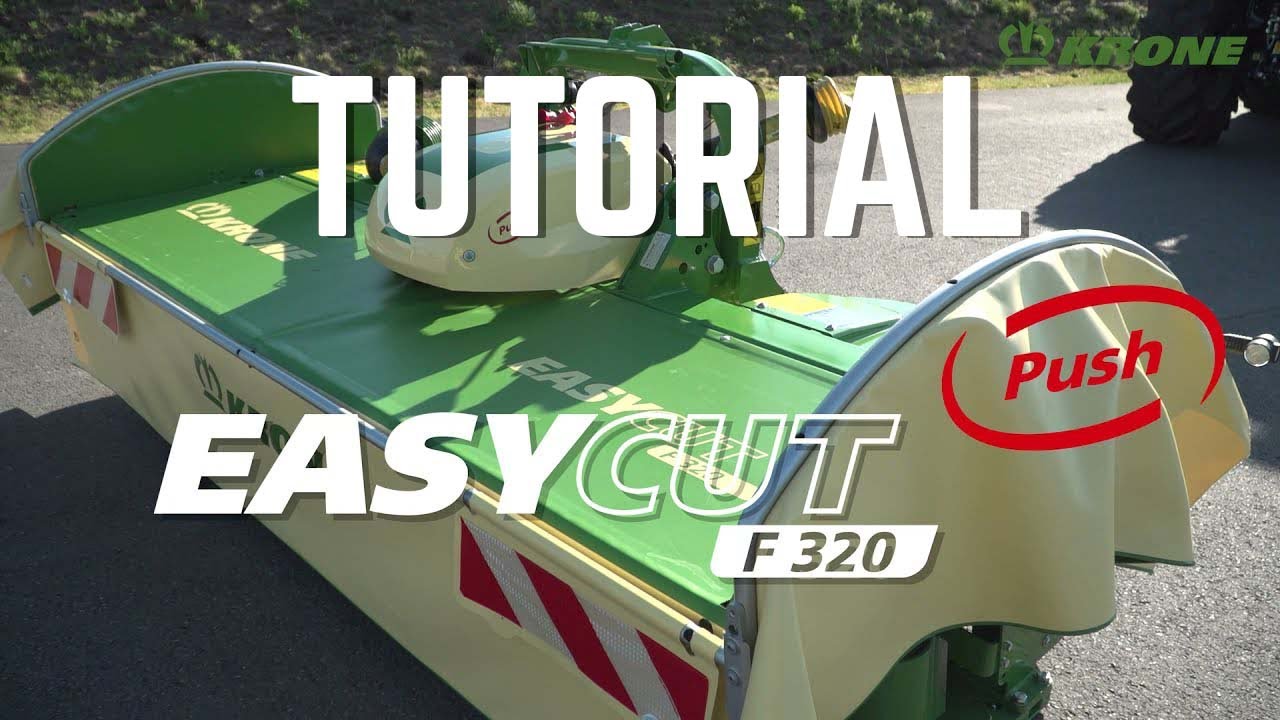 Das Frontm&auml;hwerk richtig anbauen / Tutorial / KRONE EasyCut F 320 Push
