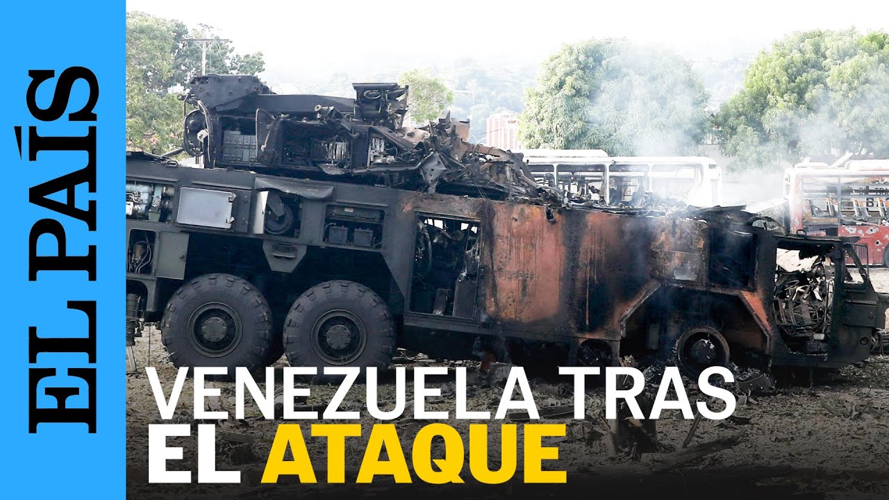 ATAQUE VENEZUELA | Vehículos calcinados, sin luz y militarizada: así está el país tras el bombardeo