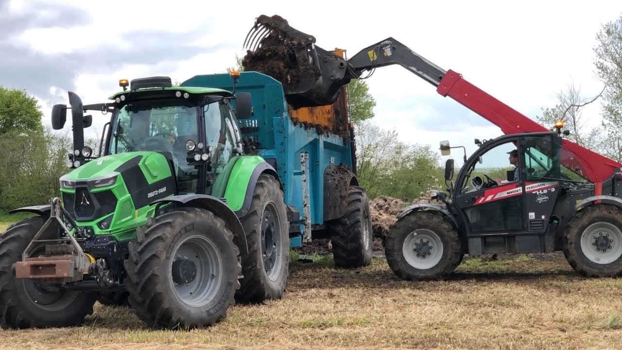 Épandage de 40 tonnes de fumier par hectare 💩