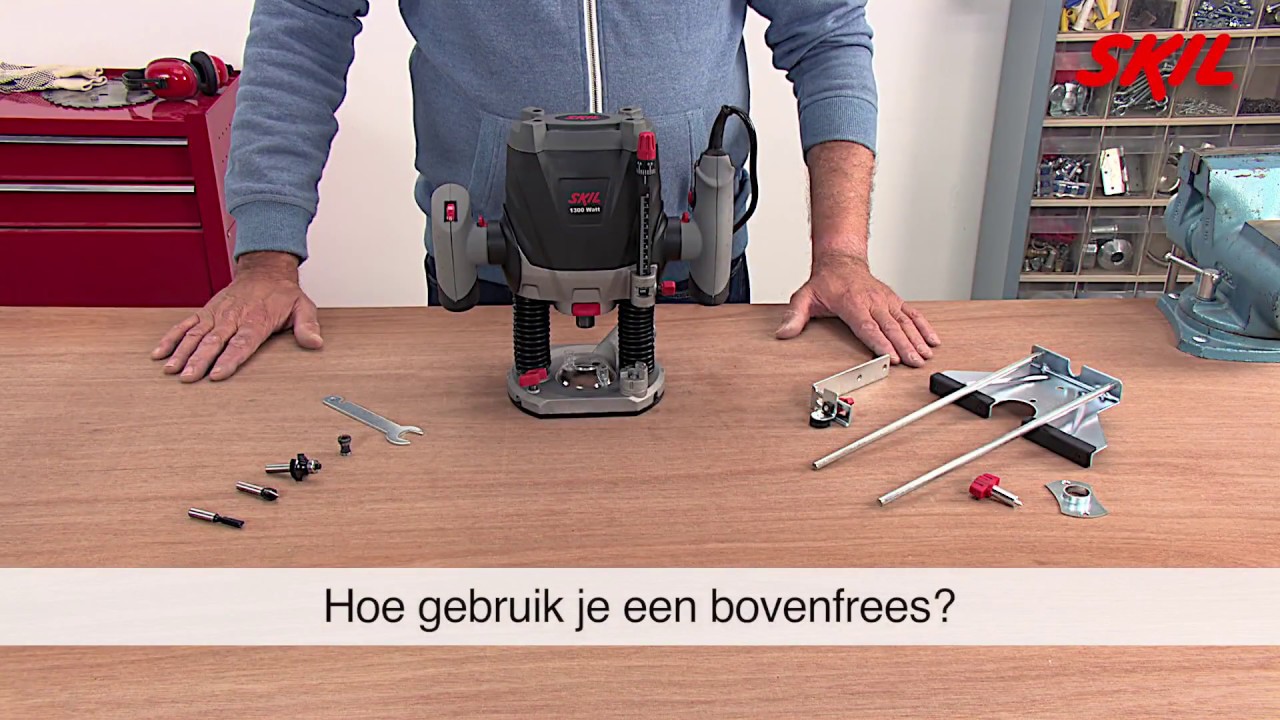 Hoe gebruik je een bovenfrees?