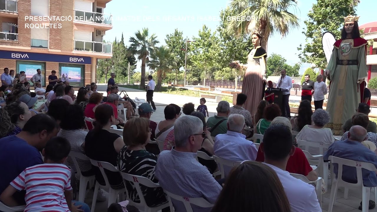 Presentació de la Nova Imatge dels Gegants Isabel i Gregori de Roquetes