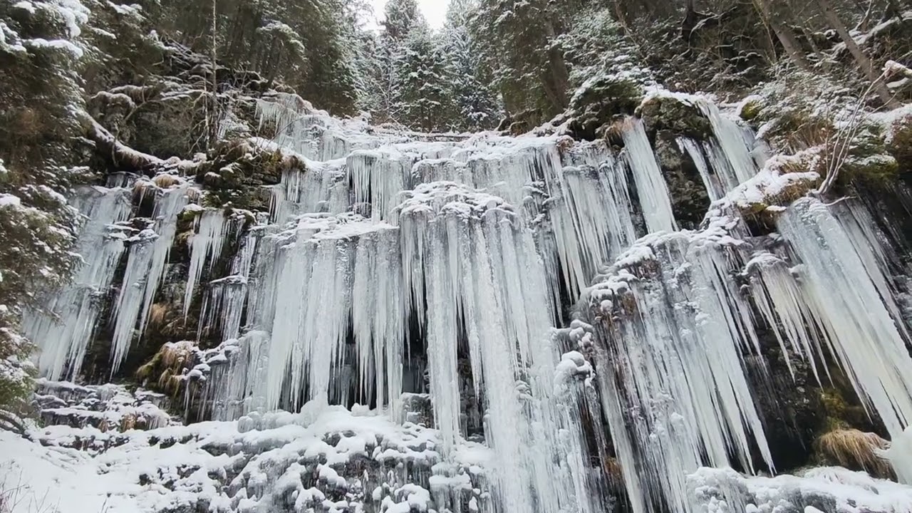 România înghețată! Imagini desprinse din povești! 
