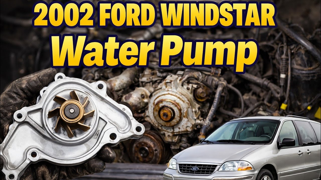 Removing/replace water pump Ford Windstar 3.8l v6