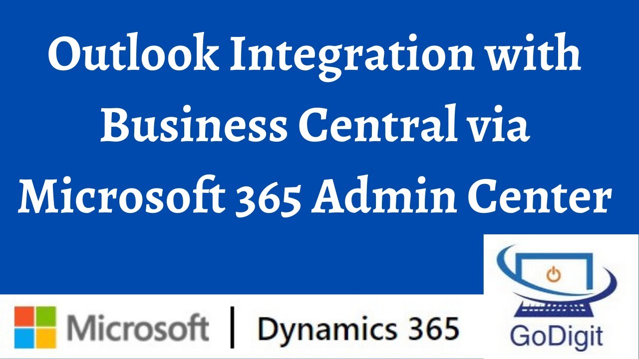 Outlook Integration with Business Central via Microsoft 365 Admin Center