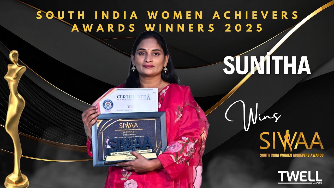 Sunitha K: Kushi Makeovers Artist Wins Beauty & Wellness Award | SIWAA 2025