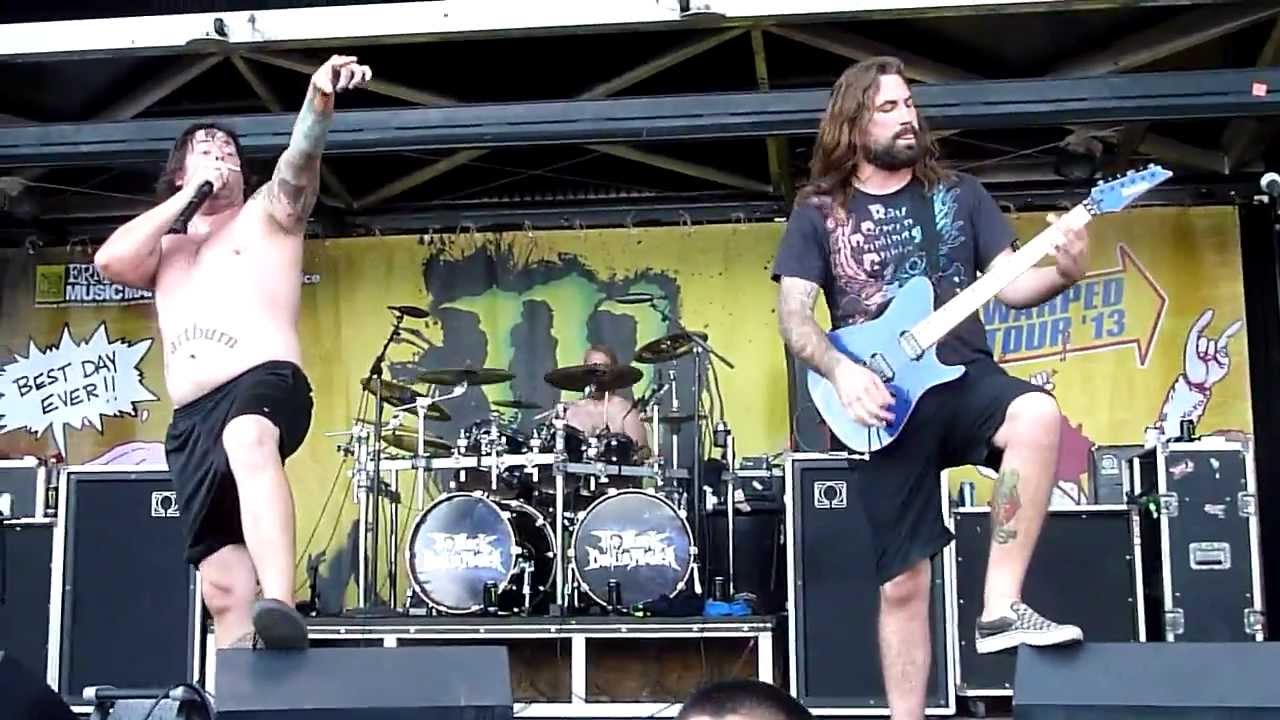The Black Dahlia Murder - Into the Everblack - Live 8-3-13 Vans Warped Tour