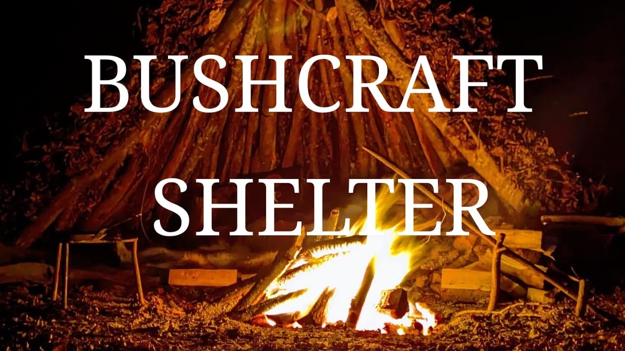 Solo December Bushcraft Shelter Overnight Camp