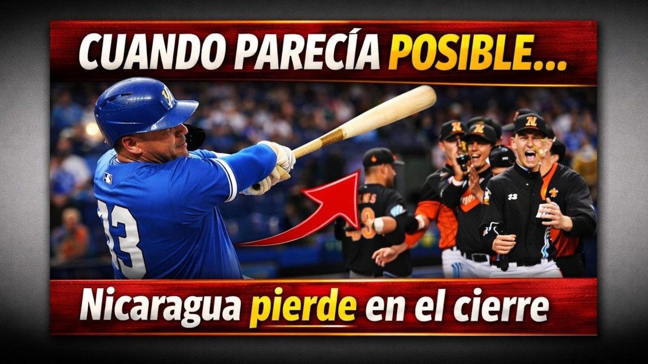 Doloroso final, Nicaragua pierde ante Países Bajos en el último momento