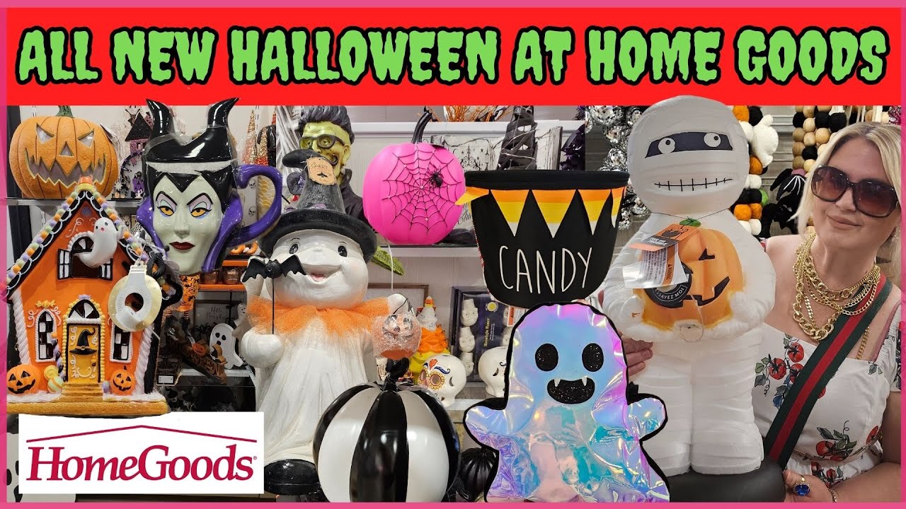 ALL *NEW* HOMEGOODS HALLOWEEN FINDS | SHOP WITH ME AND HAUL #homegoods #halloween