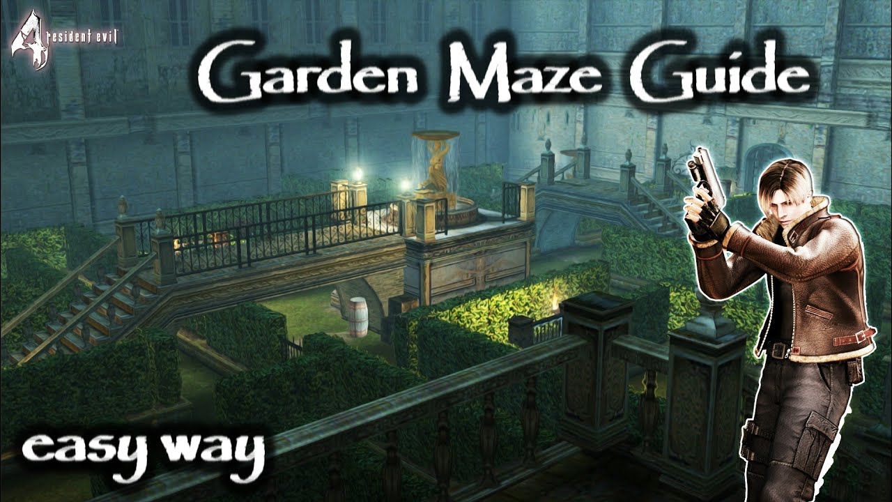 Salazar's Garden Maze Guide (Skip in easy way) || Resident Evil 4.