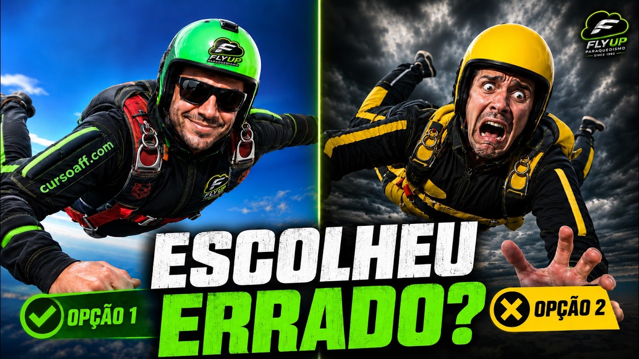 [Curso Paraquedismo] Veja Isso Antes de Escolher a Escola!