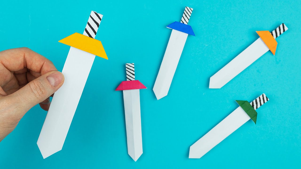 DIY Origami sword | How to make a sword out of paper