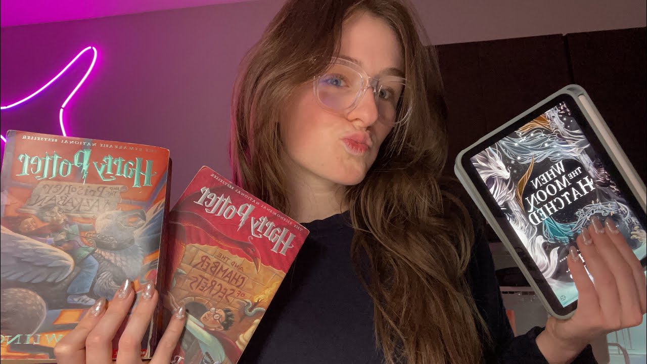 ASMR - Books I’ve read so far this year: Part 2! (Book triggers, screen tapping, whispers)