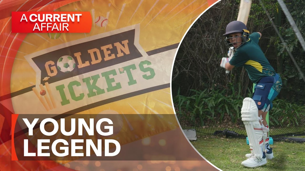 Young cricket star is giving back through charity | A Current Affair