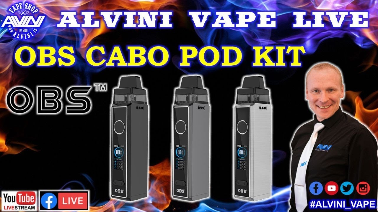 🚭 🔞 💨 OBS Cabo Pod Kit Review