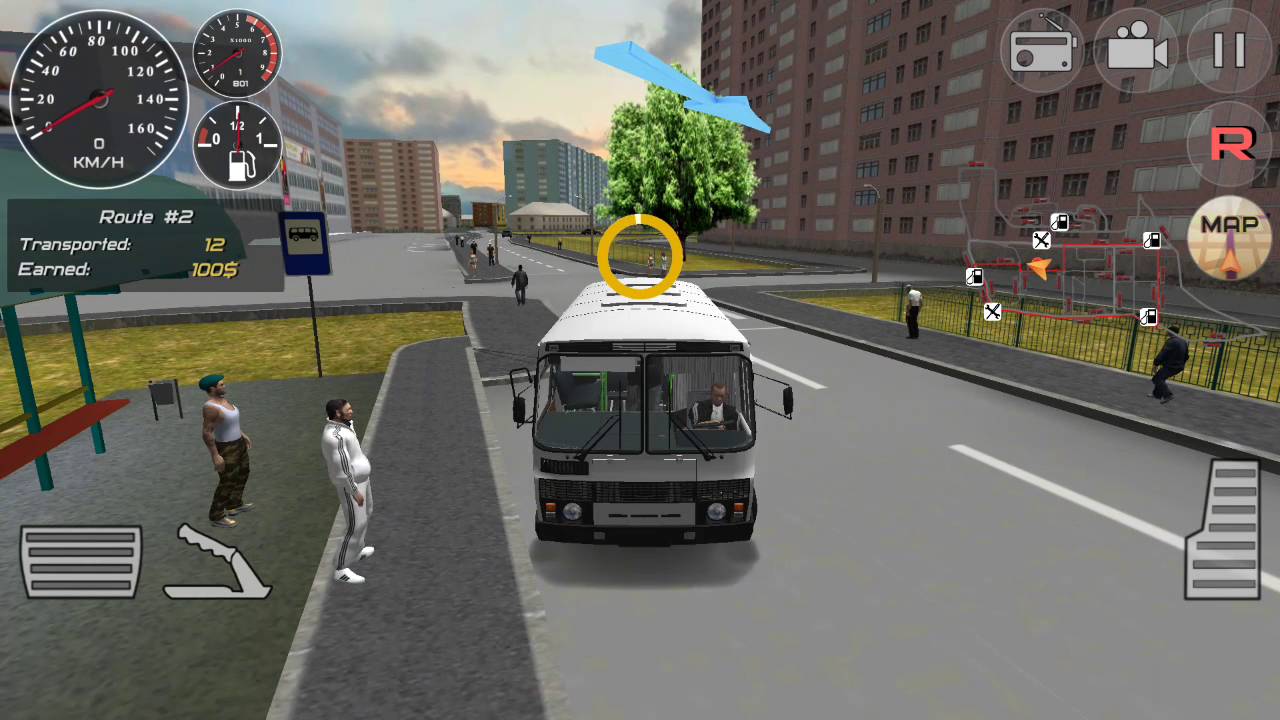 Bus Simulator 3D - iOS/Android Gameplay HD