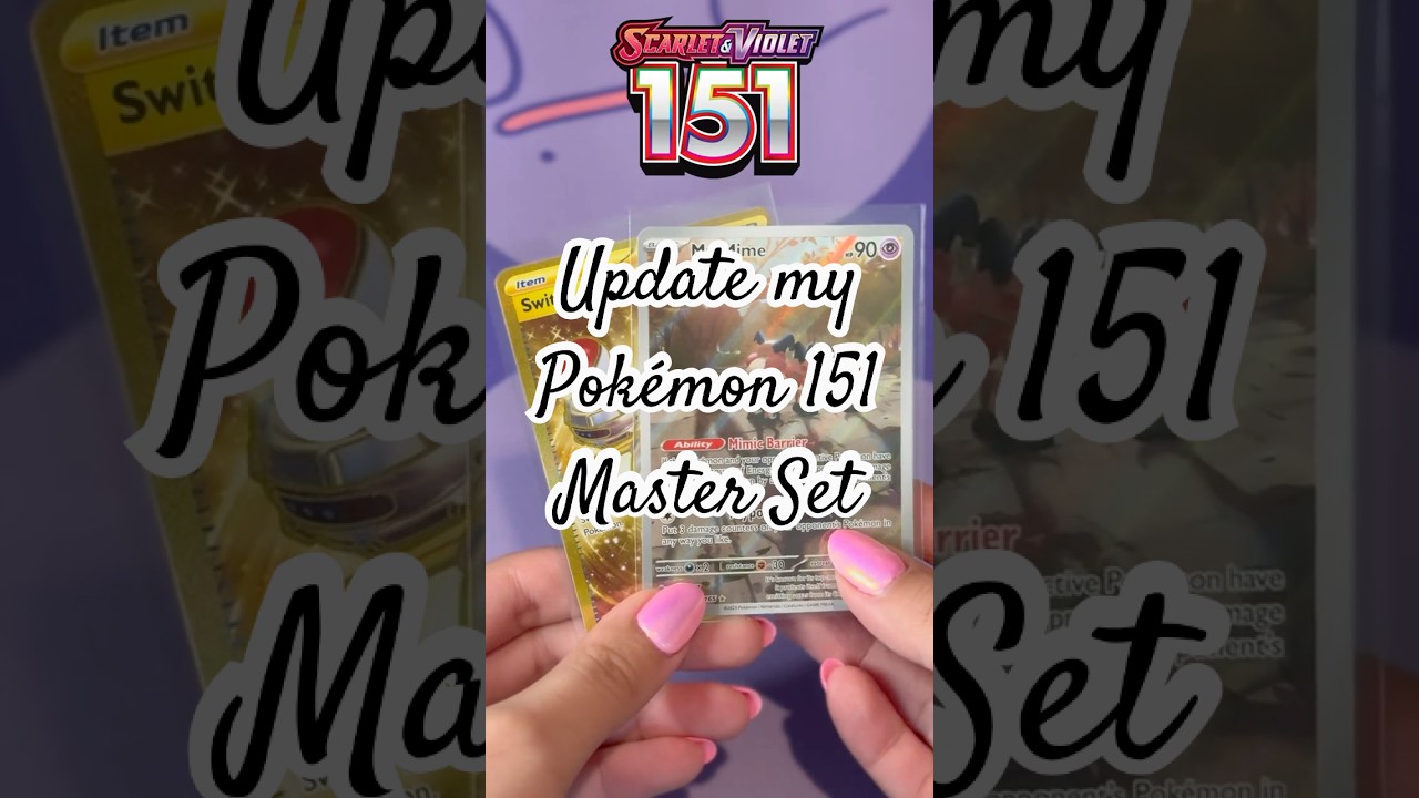 151 Pokémon Master Set Update!  