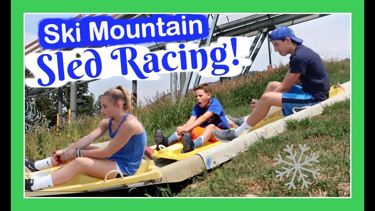 SKI MOUNTAIN 🏂 SLED RACING IN WYOMING | A WESTERN RV ADVENTURE | Flippin' Katie
