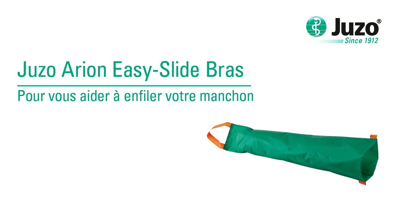 Pour vous aider à enfiler votre manchon – Juzo Arion Easy-Slide Bras (FR)