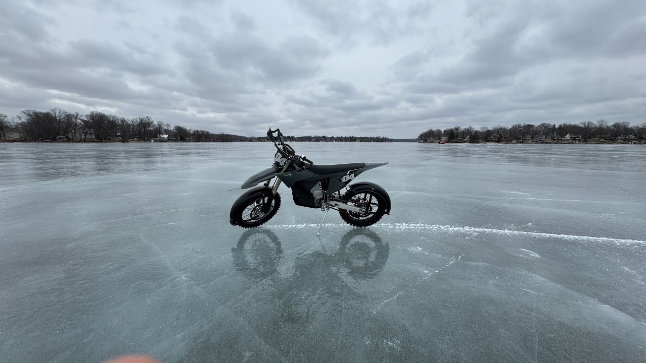 Wisconsin Ice Racing on the Stark Varg