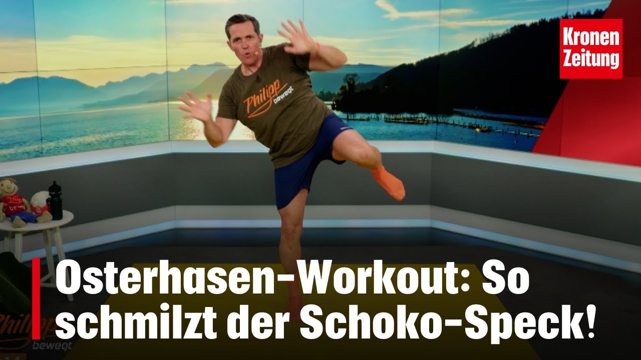 Osterhasen-Workout: So schmilzt der Schoko-Speck! | krone.tv 
