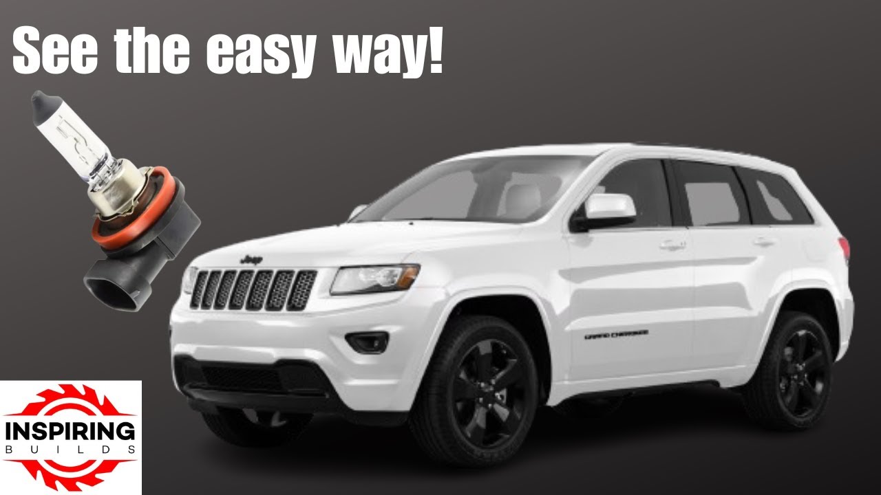 Замена ламп в фарах Jeep Grand Cherokee (2011-2019)