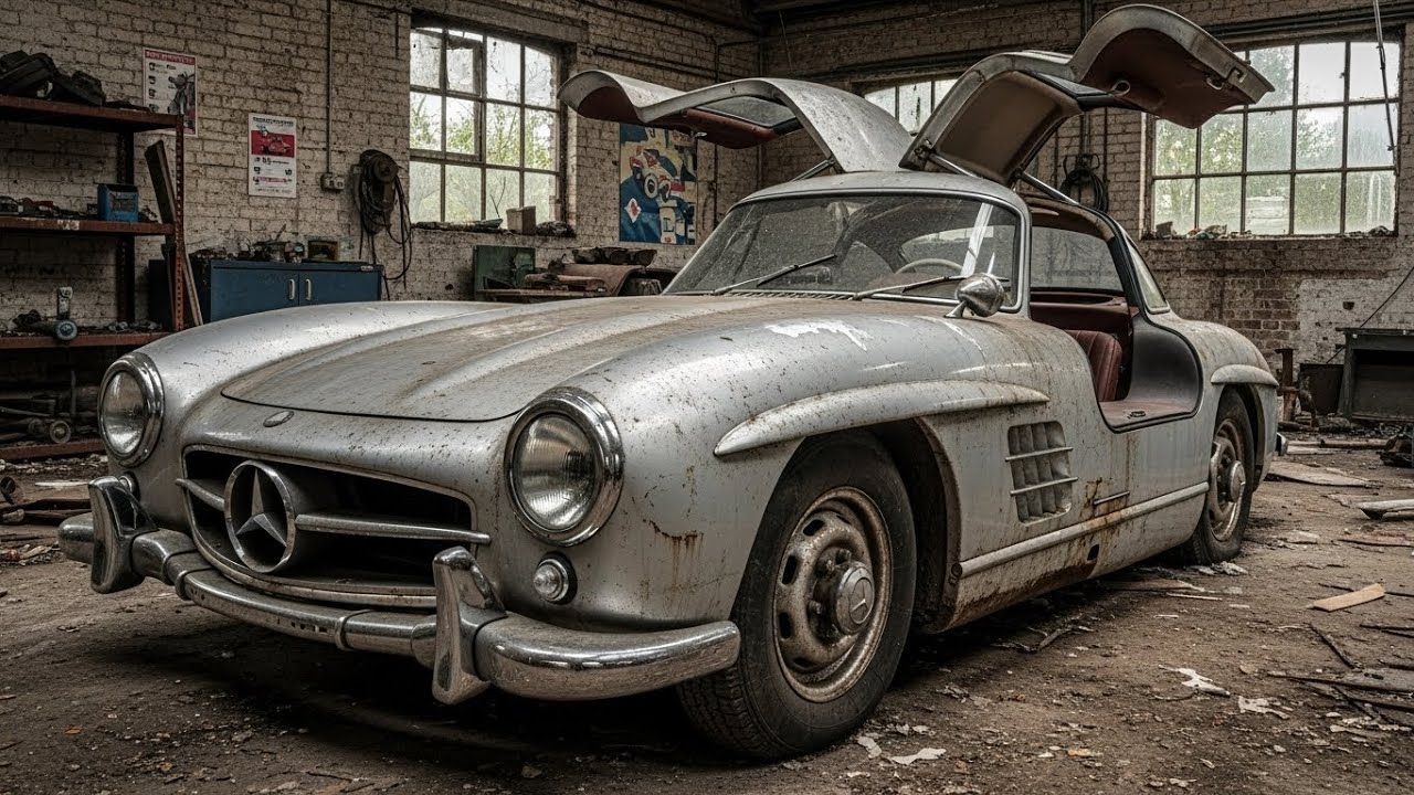 ASMR Car Restoration 1955 Mercedes 300SL Gullwing | Iconic Wings Restored