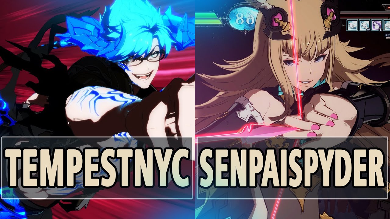 GBVSR: TempestNYC (Belial) Vs SenpaiSpyder (Metera) | High Level Gameplay.