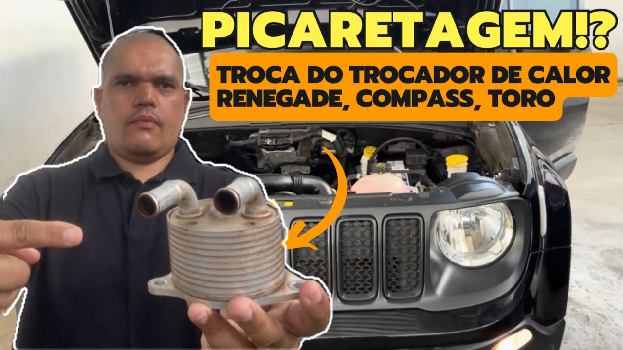 TROCADOR DE CALOR OU RADIADOR DE ÓLEO RENEGADE COMPASS TORO/UPGRADE É PICARETAGEM? DICA PROFISSIONAL