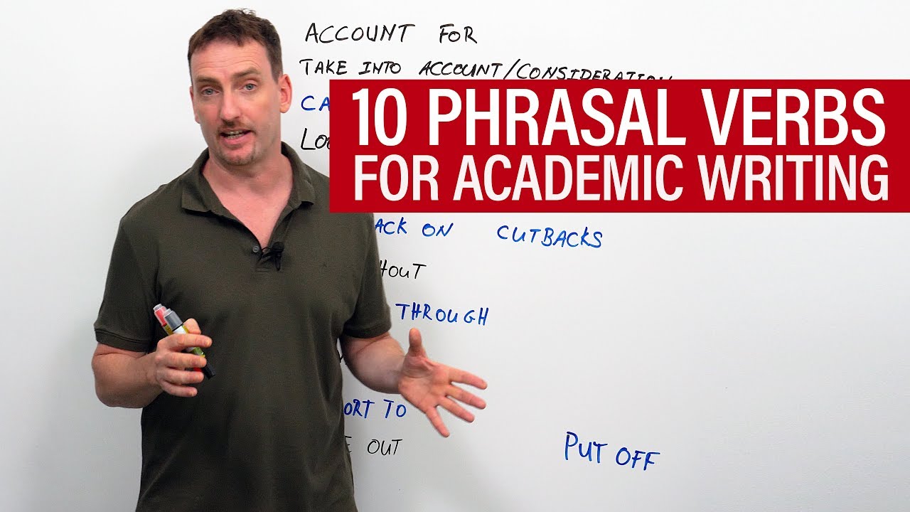 10 Phrasal Verbs for Academic Writing in English