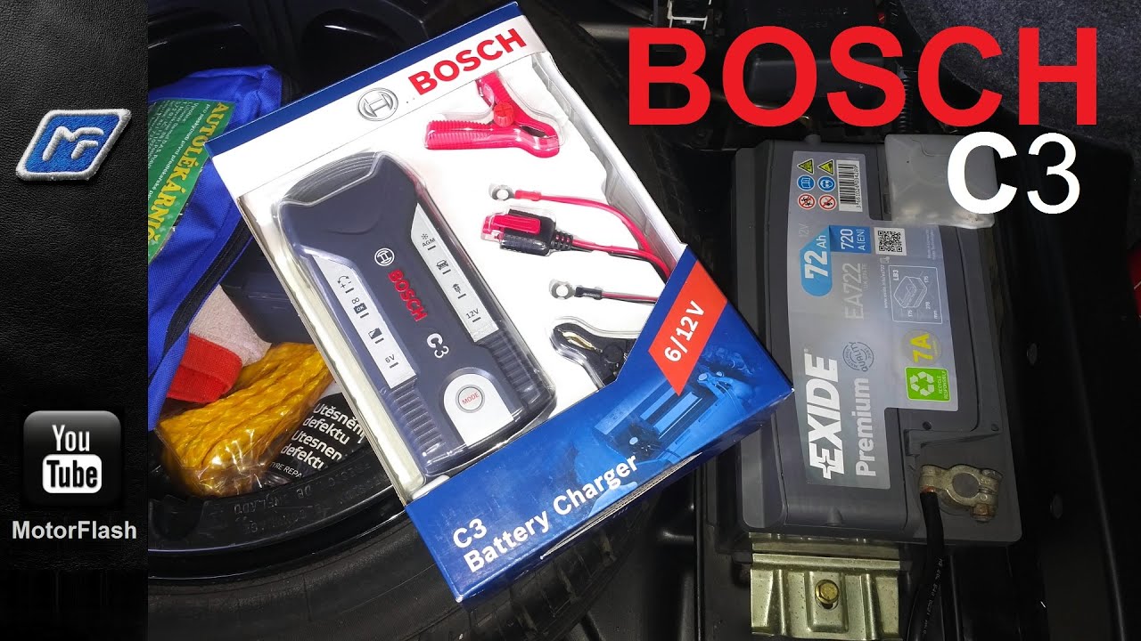 Battery Charger / Nabíječka Autobaterií - BOSCH C3