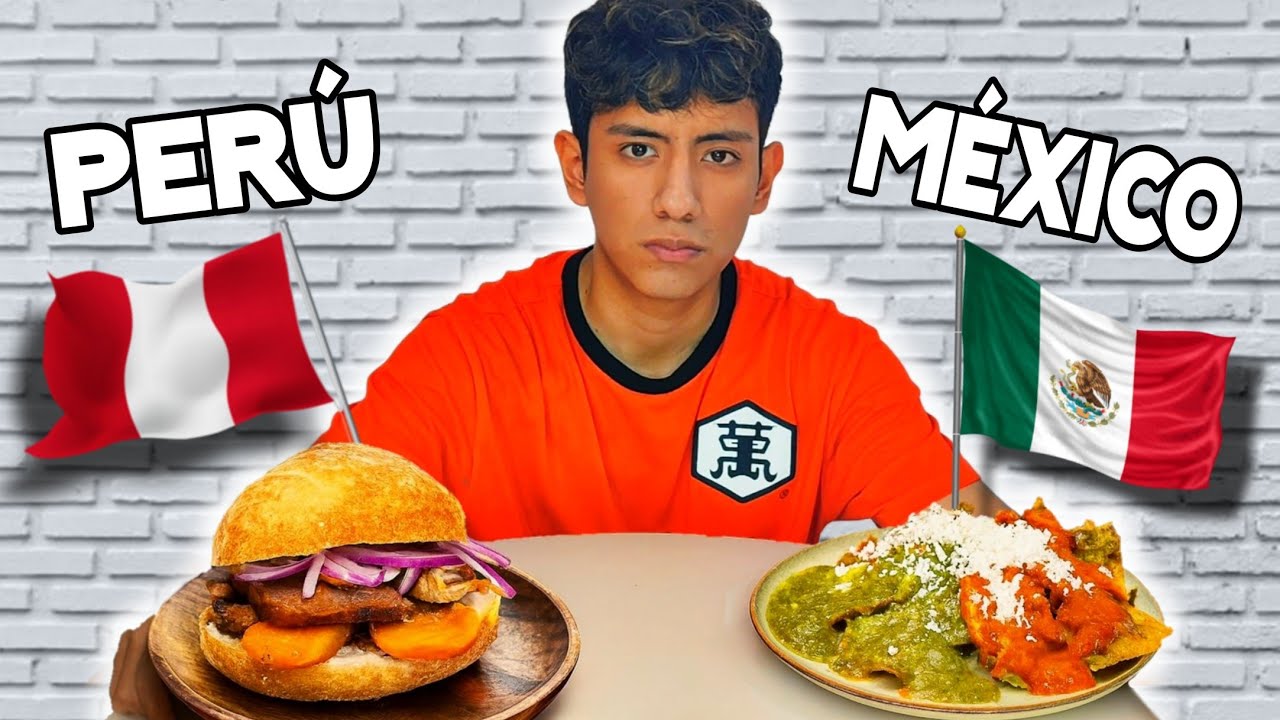 Chilaquiles vs Pan con Chicharrón 😱 | México vs Perú